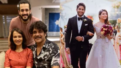 Akhil Akkineni comes out in support of half-brother Naga Chaitanya along with mother Amala [WATCH]