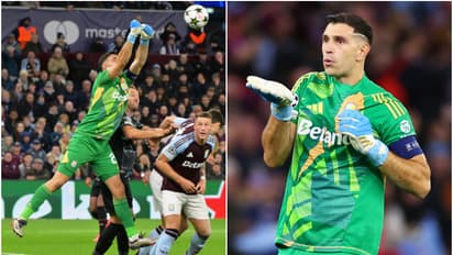 എമി മാര്‍ട്ടിനെസ്, ലോകത്തിലെ ഒന്നാം നമ്പര്‍ ഗോള്‍ കീപ്പര്‍? ബയേണിനെ മുട്ടുകുത്തിച്ച തകര്‍പ്പന്‍ സേവുകള്‍ കാണാം