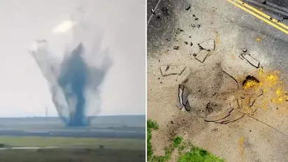 WW2 bomb explodes at Japanese airport: Story behind 500-pound explosive intended for 'kamikaze' pilots (WATCH)