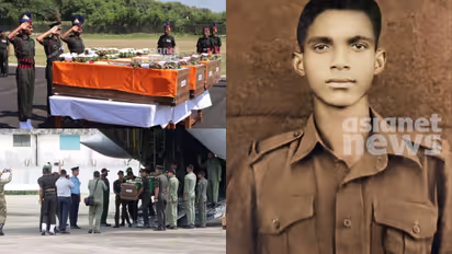 56 വർഷത്തിന് ശേഷം കണ്ടെത്തിയ മലയാളി സൈനികന്റെ മൃതദേഹം തിരുവനന്തപുരത്ത് എത്തിച്ചു; സംസ്കാരം നാളെ