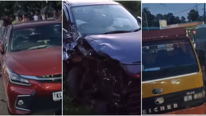 സീരിയൽ നടി ഓടിച്ച കാർ രണ്ട് വാഹനങ്ങളിൽ ഇടിച്ച് എംസി റോഡിൽ അപകടം, ഒരു മണിക്കൂറോളം ഗതാഗതക്കുരുക്ക്