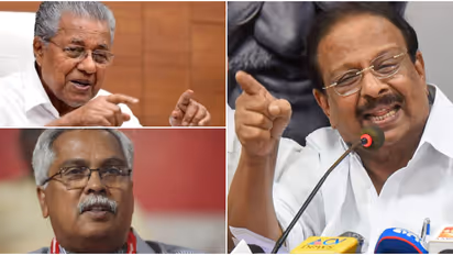 'ബിനോയ് വിശ്വം കാശിക്ക് പോകുന്നതാണ് നല്ലത്', മുഖ്യമന്ത്രി ഇപ്പോൾ വായ തുറക്കുന്നത് കള്ളം പറയാനെന്നും സുധാകരൻ