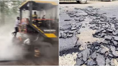 'ശ്ശെടാ... എന്നാലും ഇതെങ്ങനെ', കട്ടക്കലിപ്പിൽ നാട്ടുകാർ! രാത്രി ടാർ ചെയ്തു, രാവിലെ പൊളിഞ്ഞു, പ്രതിഷേധം ശക്തം