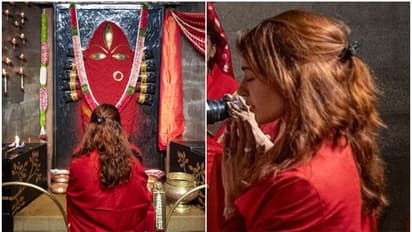 'Thank you Devi..', Samantha Ruth Prabhu visits temple amid K Surekha controversy [PHOTOS]