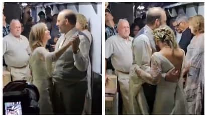 ഇറാന്‍റെ മിസൈൽ വർഷത്തിനിടെ ജറുസലേമിലെ ബങ്കറില്‍ 'ആദ്യ നൃത്തം' ചവിട്ടുന്ന നവദമ്പതികളുടെ വീഡിയോ വൈറൽ 