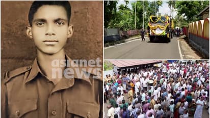 56 വർഷത്തിന് ശേഷം മലയാളി സൈനികൻ തോമസ് ചെറിയാന്‍റെ മൃതദേഹം ജന്മനാട്ടിൽ; അന്ത്യാ‍ഞ്ജലി അർപ്പിക്കാൻ ആയിരങ്ങൾ