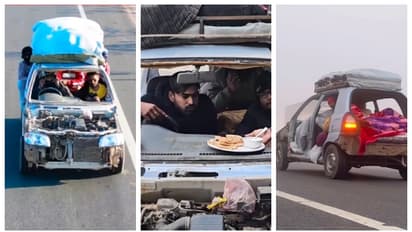 അസ്ഥികൂടം പോലൊരു കാറ്, അതിൽ നാല് സുഹൃത്തുക്കൾ യാത്ര പോയത് 2000 കിമി.; വീഡിയോ വൈറൽ 