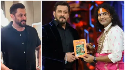 Bigg Boss 18: Salman Khan welcomes spiritual blessings with Bhagwat Gita from Aniruddhacharya
