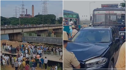 കൂലൂർ പുഴ പാലത്തിൽ കാർ അപകടം പറ്റിയ നിലയിൽ; കാറിൽ വ്യവസായില്ല, മുൻ എംഎൽഎയുടെ സഹോദരന് വേണ്ടി തെരച്ചിൽ