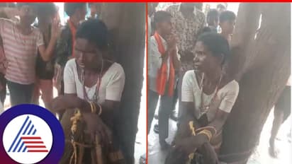 ರಾಯಚೂರು: ಮಕ್ಕಳ ಕಳ್ಳಿಯೆಂದು ಮರಕ್ಕೆ ಕಟ್ಟಿಹಾಕಿ ಬಡಪಾಯಿ ಮಹಿಳೆಗೆ ಥಳಿಸಿದ ಪಾಪಿಗಳು!
