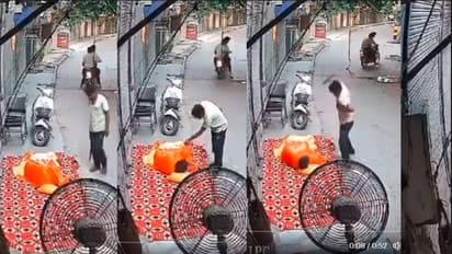 ಇಲ್ಲಿ ಮೂತ್ರ ಮಾಡ್ಬೇಡ ಎಂದ ಬಡಪಾಯಿಗೆ ಹಿಗ್ಗಾಮುಗ್ಗಾ ಥಳಿಸಿದ ಯುವಕ : ವೀಡಿಯೋ