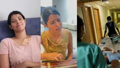 'അന്ധകാരവും തിന്മയും തുടച്ചുനീക്കട്ടെ'; നെഞ്ചത്ത് ബാൻഡ് എയിഡുമായി അമൃത സുരേഷ്, ചോദ്യങ്ങൾ