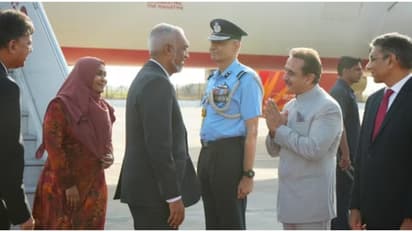 5 ദിവസത്തെ ഇന്ത്യാ സന്ദർശനത്തിന് മാലിദ്വീപ് പ്രസിഡന്‍റ് എത്തി, മോദിയുമായടക്കം മുയിസു കൂടിക്കാഴ്ച നടത്തും