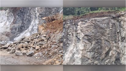 ഏലത്തോട്ടത്തിൽ കുളം നിർമ്മിക്കുകയാണെന്ന് പറഞ്ഞ് അനധികൃത പാറ ഖനനം; നടപടിയില്ല, ഇടുക്കി കറുവക്കുളത്ത് പ്രതിഷേധം