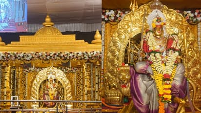 ಮಣ್ಣಿನ ದೇವಿ ಬದಲಿಗೆ ಪಂಚಲೋಹದ ದೇವಿ ಪ್ರತಿಷ್ಠಾಪನೆ: ದೇವಿದರ್ಶನಕ್ಕೆ ಮುಗಿಬೀಳ್ತಿರೋ ಭಕ್ತರು!