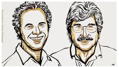 2024 വൈദ്യശാസ്ത്ര നൊബേൽ 2 പേർക്ക്; മൈക്കോ ആർഎൻഎ കണ്ടെത്തലിന് വിക്ടർ അംബ്രോസിനും ഗാരി റുവ്കുനിനും