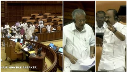 സഭയിലെ ഏറ്റുമുട്ടൽ, മുങ്ങിപ്പോയത് മലപ്പുറം പരാമര്ശത്തിലെ അടിയന്തര പ്രമേയ ചര്ച്ച; ഒളിച്ചോടിയെന്ന് എൽഡിഎഫ്