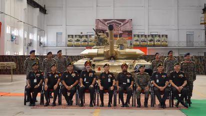Indian Army rolls out overhauled T-90 Bhishma tank in Delhi