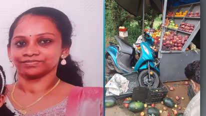 പാലക്കാട് സ്കൂട്ടറിന് പിന്നിൽ കാറിടിച്ച് അപകടം; റെയില്വെ ഹെല്ത്ത് ഇന്സ്പെക്ടര് മരിച്ചു