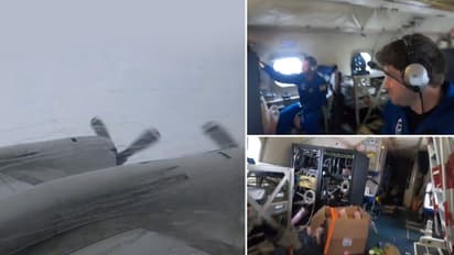 US: NOAA's 'Miss Piggy' aircraft braves turbulence to gather data on Hurricane Milton; WATCH terrifying video