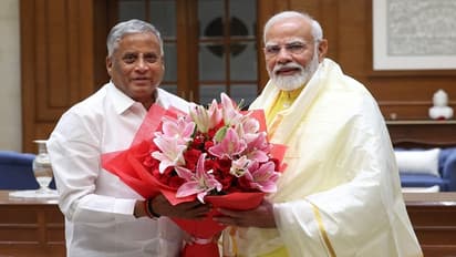 ಮೋದಿ ಭೇಟಿ ಮಾಡಿದ ಸಚಿವ ಸೋಮಣ್ಣ: ಕರ್ನಾಟಕದ ಸರ್ವಾಂಗೀಣ ಅಭಿವೃದ್ಧಿಯ ಬಗ್ಗೆ ಚರ್ಚೆ