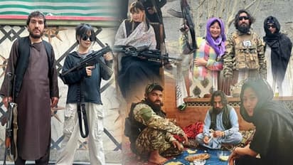Chinese tourists pose with guns along with Taliban during Afghanistan visit; viral pics leave netizens stunned