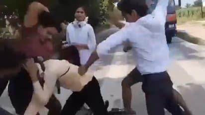 UP SHOCKER! Interfaith couple brutally thrashed by girl's brothers on road, video emerges (WATCH)
