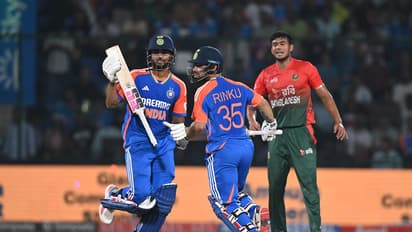 സഞ്ജുവിനും സൂര്യക്കും നിരാശ; നിതീഷ്-റിങ്കു വെടിക്കെട്ടില് ബംഗ്ലാദേശിനെതിരെ ഇന്ത്യക്ക് കൂറ്റന് സ്കോര്