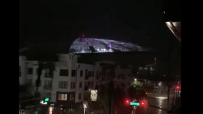 Dramatic video shows Tropicana Field roof torn off amid strong winds as Hurricane Milton wreaks havoc (WATCH)