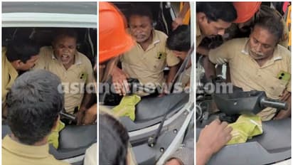  കാറും ഓട്ടോയും കൂട്ടിയിടിച്ച് അപകടം, തകർന്ന ഓട്ടോയിൽ കുടുങ്ങി ഓട്ടോ ഡ്രൈവർ, അഗ്നിരക്ഷാ സേന രക്ഷപ്പെടുത്തി 