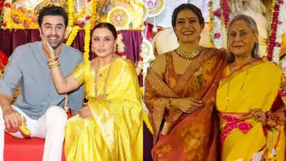 Ranbir Kapoor to Jaya Bachchan: Celebs at Kajol-Rani Mukherji's Durga Puja Pandal