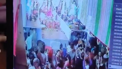 Caught on camera: Petrol bomb hurled at Durga Puja hall in Bangladesh, triggers stampede-like situation |WATCH