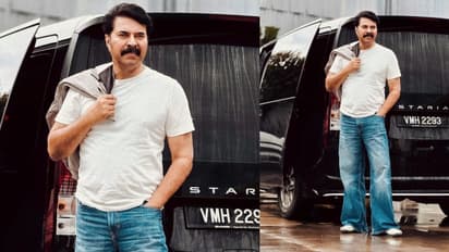 'നിങ്ങൾ പ്രായത്തെ പറഞ്ഞ് മനസിലാക്ക് ഞാൻ ആധാറുമായി വരാം'; കൂള് ലുക്കില് മാസായി മമ്മൂട്ടി, വൈറൽ