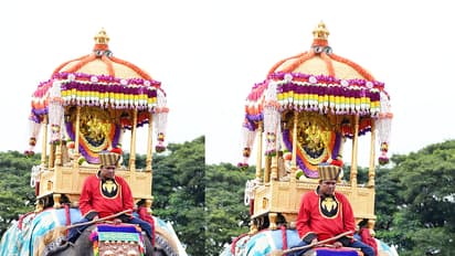 ಅಭಿಮನ್ಯು ಮೇಲೆ ಸೊಗಸಾಗಿ ಅಂಬಾರಿ ಕಟ್ಟಿದರು: ಆನೆ ಮೇಲೆ ಅಂಬಾರಿ ಕಟ್ಟುವುದೇ ಕಲೆಗಾರಿಕೆ