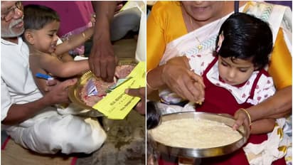 'Vidyarambham' begins on Vijayadashmi in Kerala; Thousands throng to temples across state