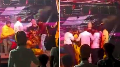'Mahabharat in Ramayana': Ravan pushes Lord Ram during Ramlila in UP's Amroha, audience intervenes (WATCH)