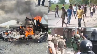 Bahraich on the boil: Tensions surge after man dies during Durga idol immersion, police use tear gas (WATCH)