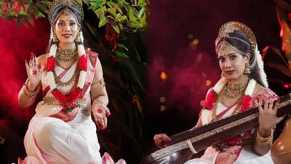 ഭക്തിസാന്ദ്രമായ ഒരു ഫോട്ടോഷൂട്ട്; ആതിര മാധവിന്റെ 'ദേവി ഭാഗത്തിന്' പ്രശംസ