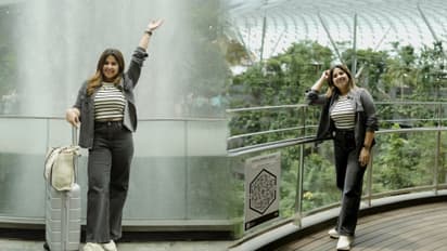 'അതിരുകള്‍ ഭേദിച്ച് ഇവിടെ വരെ എത്തി', ആദ്യ ഇന്റർനാഷണൽ വർക്ക് ട്രിപ്പിൽ ത്രില്ലടിച്ച് അപർണ തോമസ്