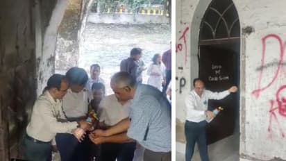 Indore Medical College building purified with 'Gangajal' by doctors after Halloween celebration [WATCH]