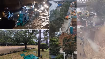 Bengaluru rains: Downpour for 18 hours creates havoc, wall collapse reported at Manyata Tech Park (WATCH)
