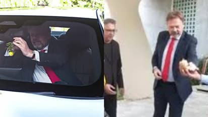 പുതിയ ബിഎംഡബ്ല്യു ഇലക്ട്രിക് കാർ, തേങ്ങ ഉടച്ച് നാരങ്ങയും മുളകും തൂക്കി ഇന്ത്യയിലെ ജർമൻ അംബാസഡർ