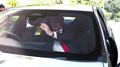 German Ambassador Ackermann smashes coconut, ties 'Nimbu-Mirch' to his brand-new BMW i7 (WATCH)