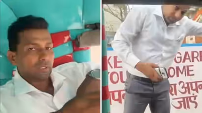 പെൺകുട്ടി സഞ്ചരിച്ചിരുന്ന ഓട്ടോയിൽ ചാടിക്കയറി, ഭീഷണി, ആവശ്യപ്പെട്ടത് 50,000 രൂപ, വീഡിയോ വൈറൽ