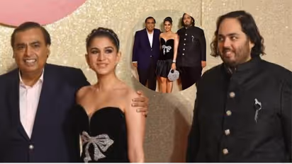 ಮತ್ತೆ ಸೊಸೆ ಹೆಗಲ ಮೇಲೆ ಕೈ ಹಾಕಿದ ಮುಖೇಶ್ ಅಂಬಾನಿ, ಸಮ್ ಥಿಂಗ್ ರಾಂಗ್ ಎನ್ನುತ್ತಿದ್ದಾರೆ ನೆಟ್ಟಿಗರು