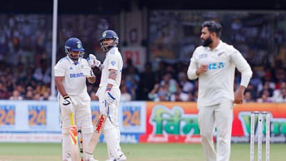 ಬೆಂಗಳೂರು ಟೆಸ್ಟ್‌: ಕಿವೀಸ್‌ಗೆ ತಿರುಗೇಟು ನೀಡುವತ್ತ ಟೀಂ ಇಂಡಿಯಾ ದಿಟ್ಟ ಹೆಜ್ಜೆ, ಕೊಹ್ಲಿ-ಸರ್ಫರಾಜ್ ಸೂಪರ್ ಬ್ಯಾಟಿಂಗ್