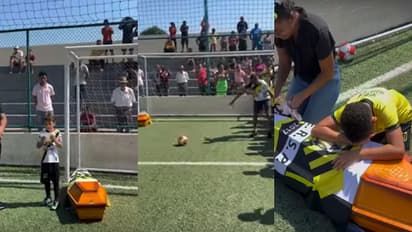 കണ്ണുനിറയാതെ കാണാനാവില്ല ഈ യാത്രാമൊഴി; അകാലത്തില്‍ മരിച്ച സഹതാരത്തെക്കൊണ്ട് അവസാന ഗോള്‍ അടിപ്പിച്ച് കൂട്ടുകാർ