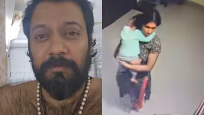 ദൃശ്യങ്ങള്‍ പുറത്തുവിട്ട് ബാല, കുഞ്ഞും സ്‍ത്രീയും നടന്റെ വീടിനു മുന്നിൽ- സിസിടിവി വീഡിയോ, സംഭവം പുലർച്ചെ