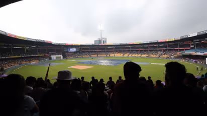 India vs New Zealand, 1st Test: Rain interrupts play on Day 4