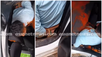 കാറിനുളളിൽ കെട്ടിയിട്ട നിലയിൽ യുവാവ്, ചുറ്റും മുളക് പൊടി, 25 ലക്ഷം തട്ടിയെന്ന് യുവാവ്,എത്തിയത് യുവതിയും സംഘവും